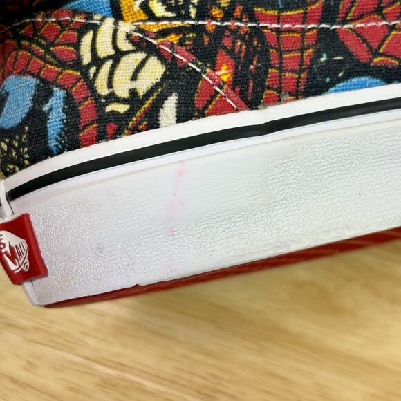 Vans x Marvel Comics Spiderman Slip-On Shoes Mens Size 10.5 - Picture 13 of 16